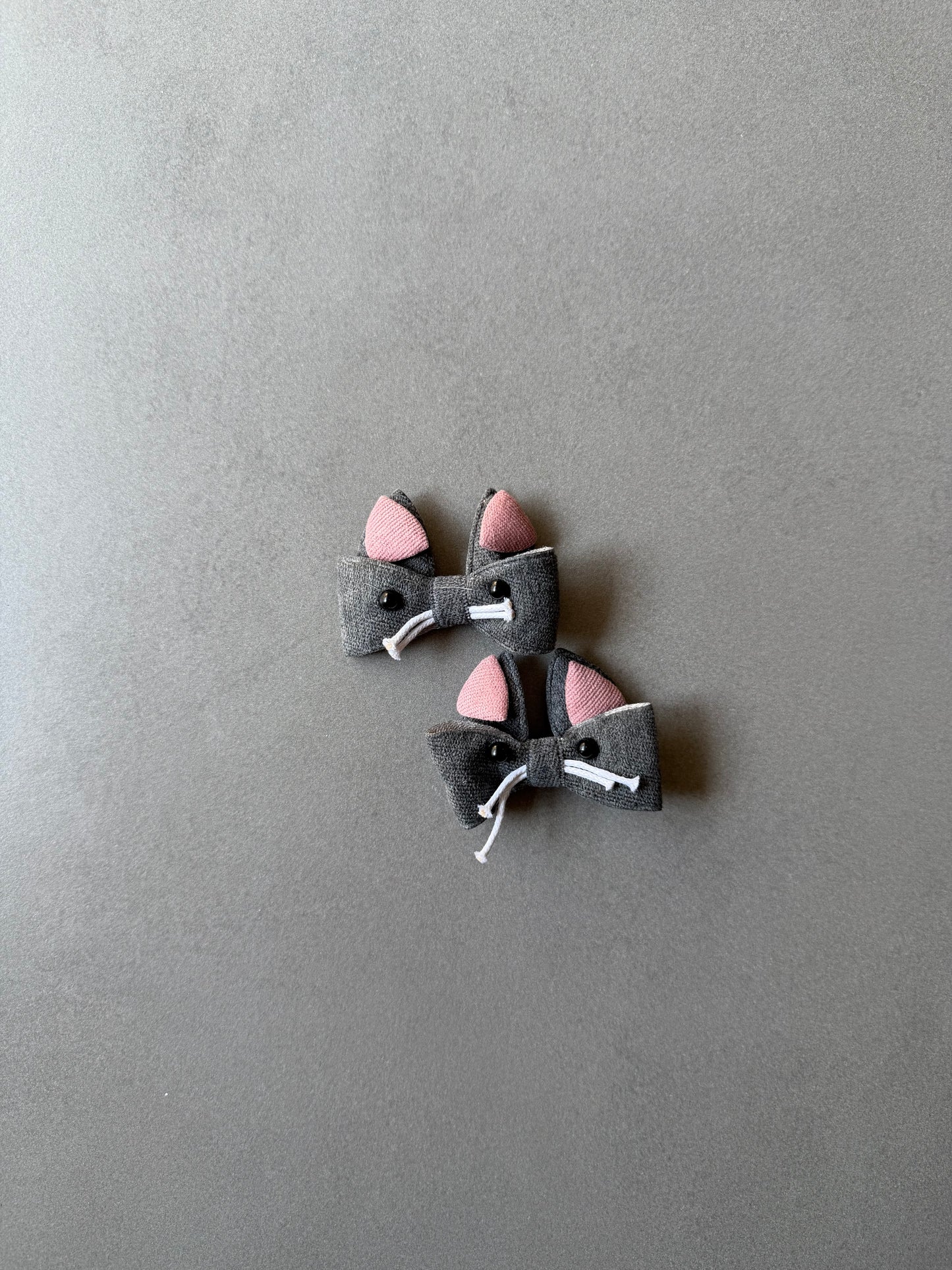 Cute Mouse Bow Clips
