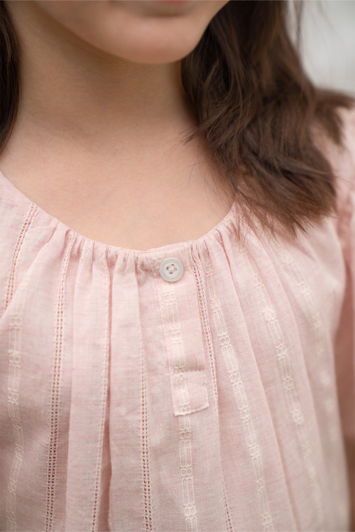 FLUTTER SLEEVE COTTON DRESS