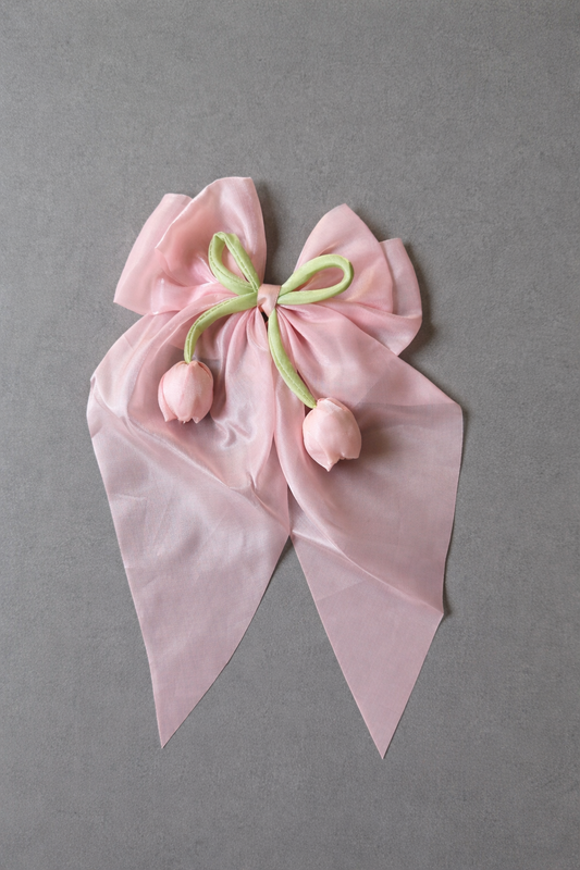 Tulip Bow Hair Clip