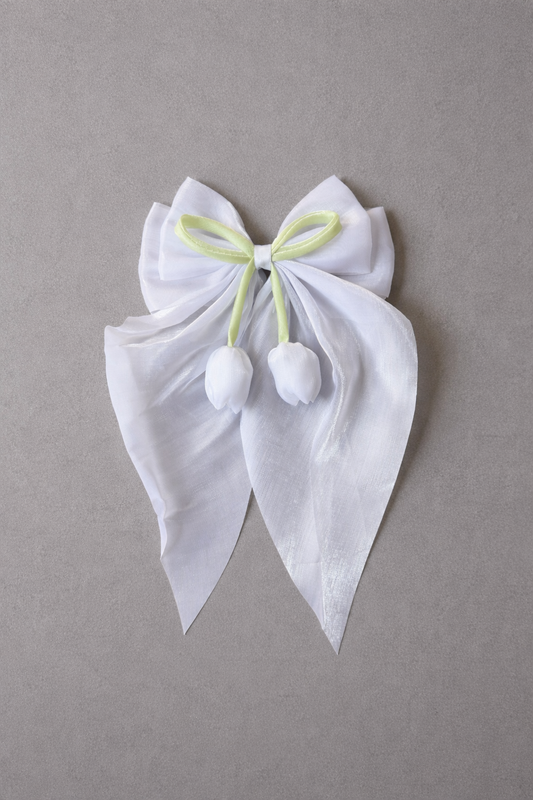 Tulip Bow Hair Clip
