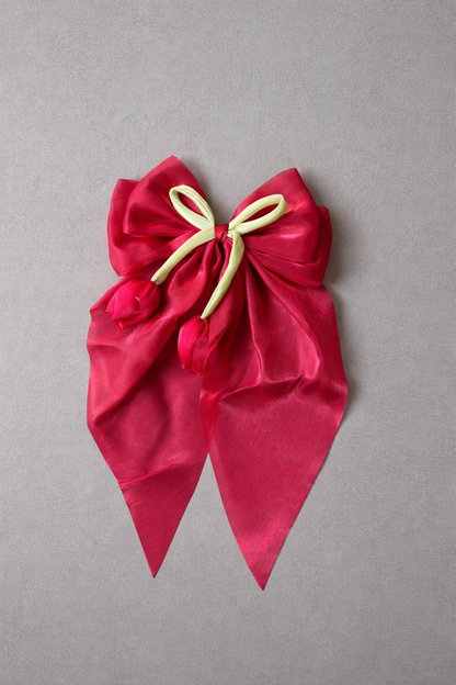 Tulip Bow Hair Clip