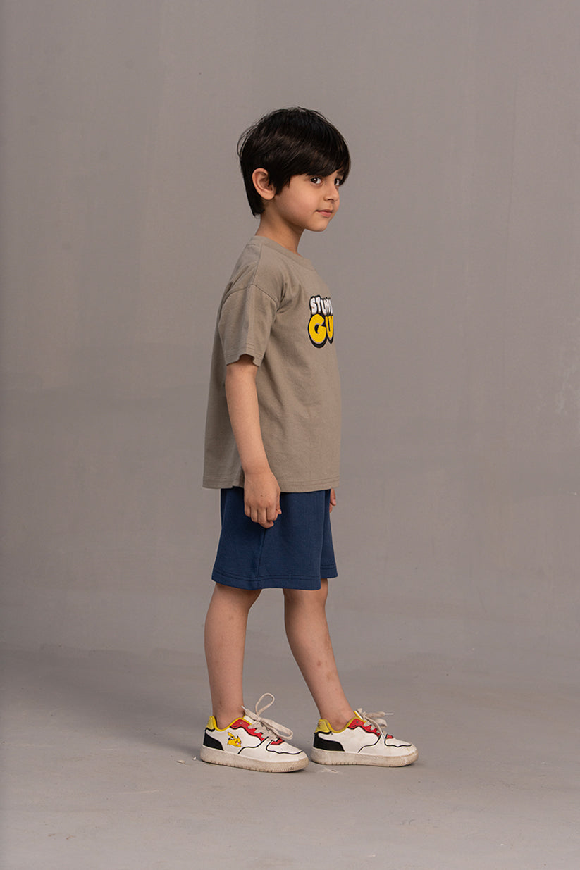 Navy Drawstring Shorts