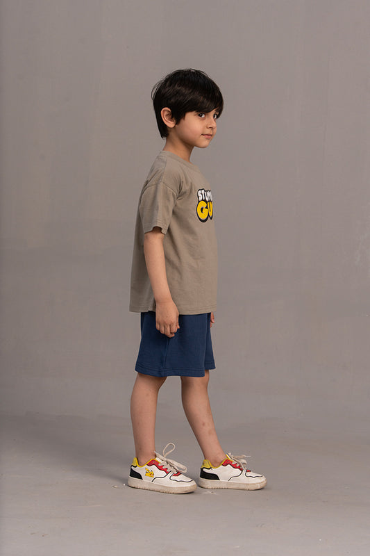 Navy Drawstring Shorts
