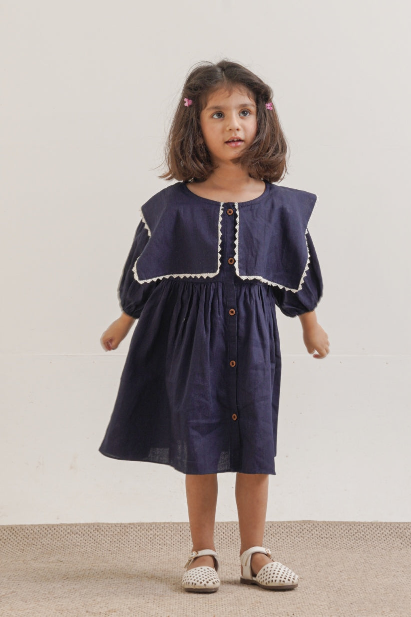 Embroidered Denim Frock