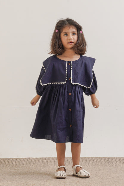 Embroidered Denim Frock