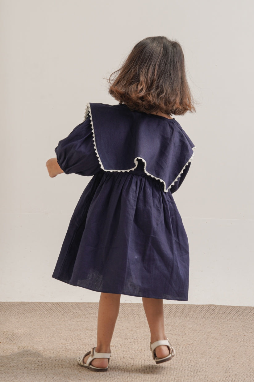 Embroidered Denim Frock