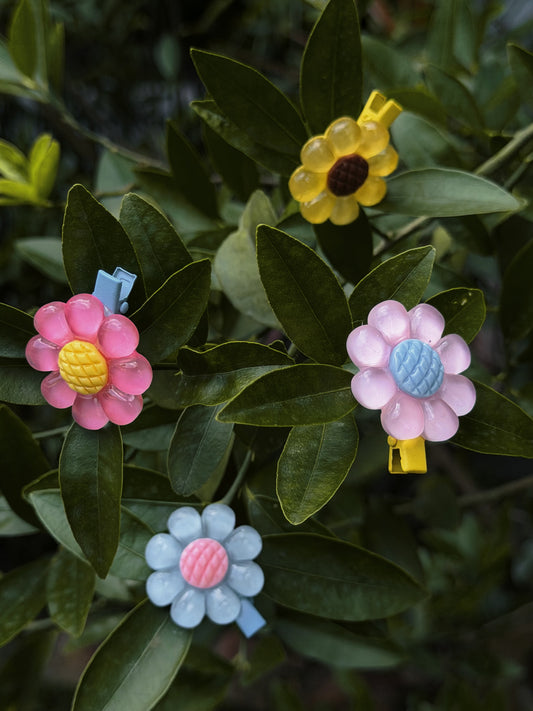 Candy Flower Clips