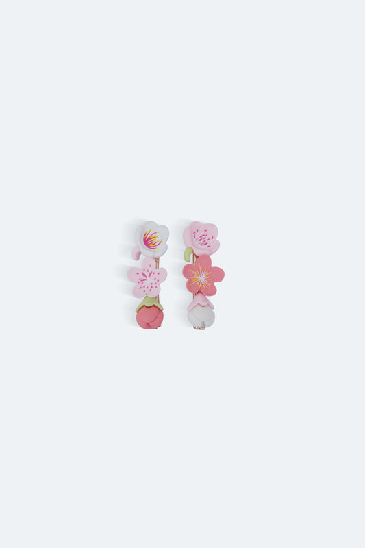 FLOWER HAIR CLIPS